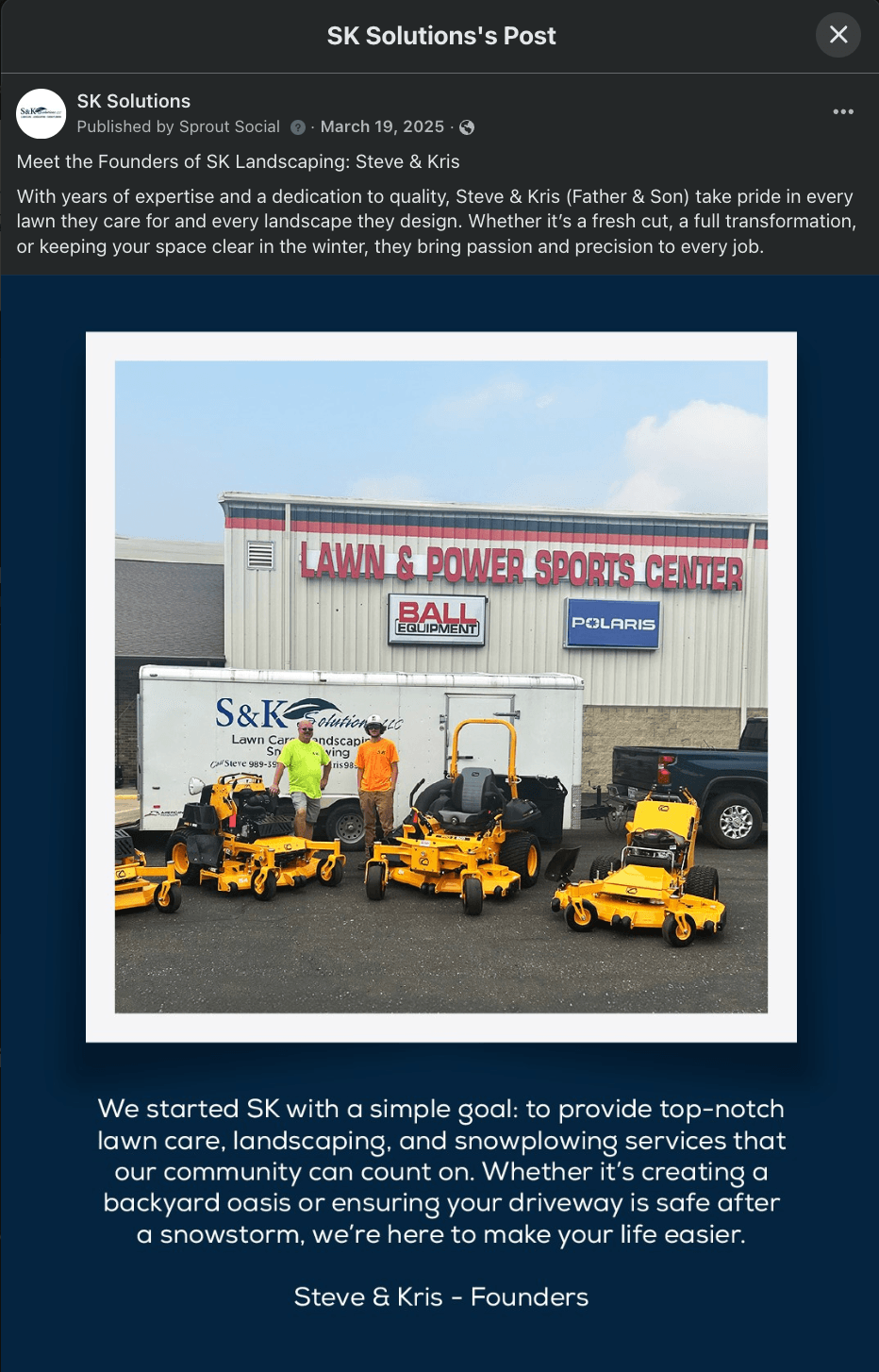 Steve & Kris - Founders of S&K Solutions